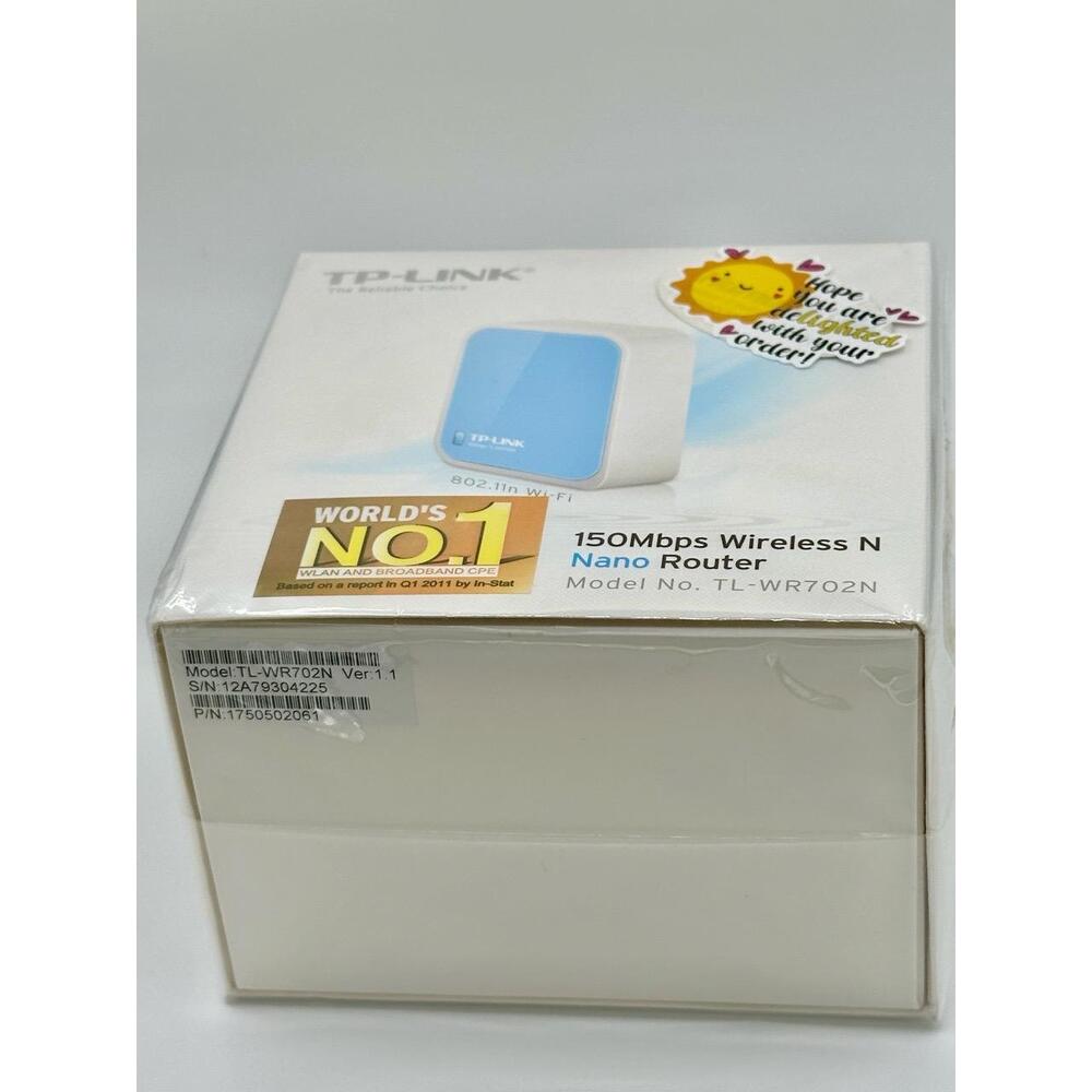 TP-LINK 150Mbps‎ Wireless Nano Router TL-WR702N White